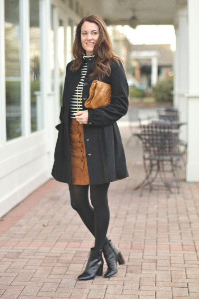 women's winter skirt outfits